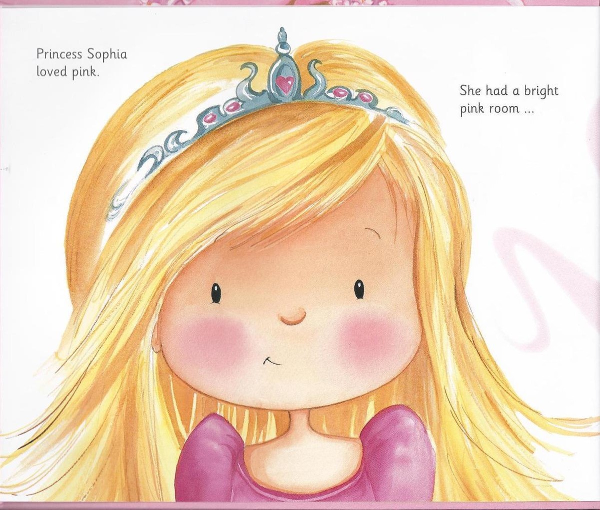 Pink Princess Board Book & Crown Necklace Sophia Friend Chloe