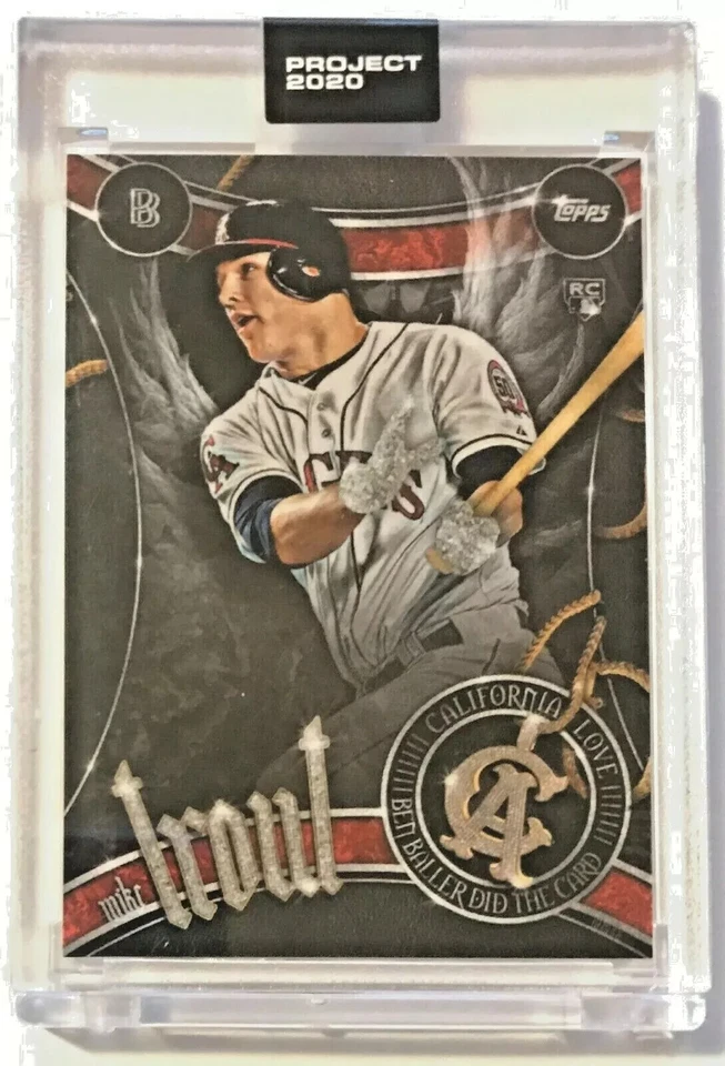 Topps PROJECT 2020 Card 51 - 2011 Mike Trout by Ben Baller BRAND NEW - Image 2 of 4