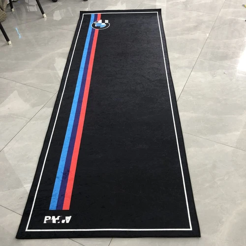 220*80 Workshop Carpet Showroom Garage Floor Mat For BMW M sports Anti-ship - Foto 6 di 8