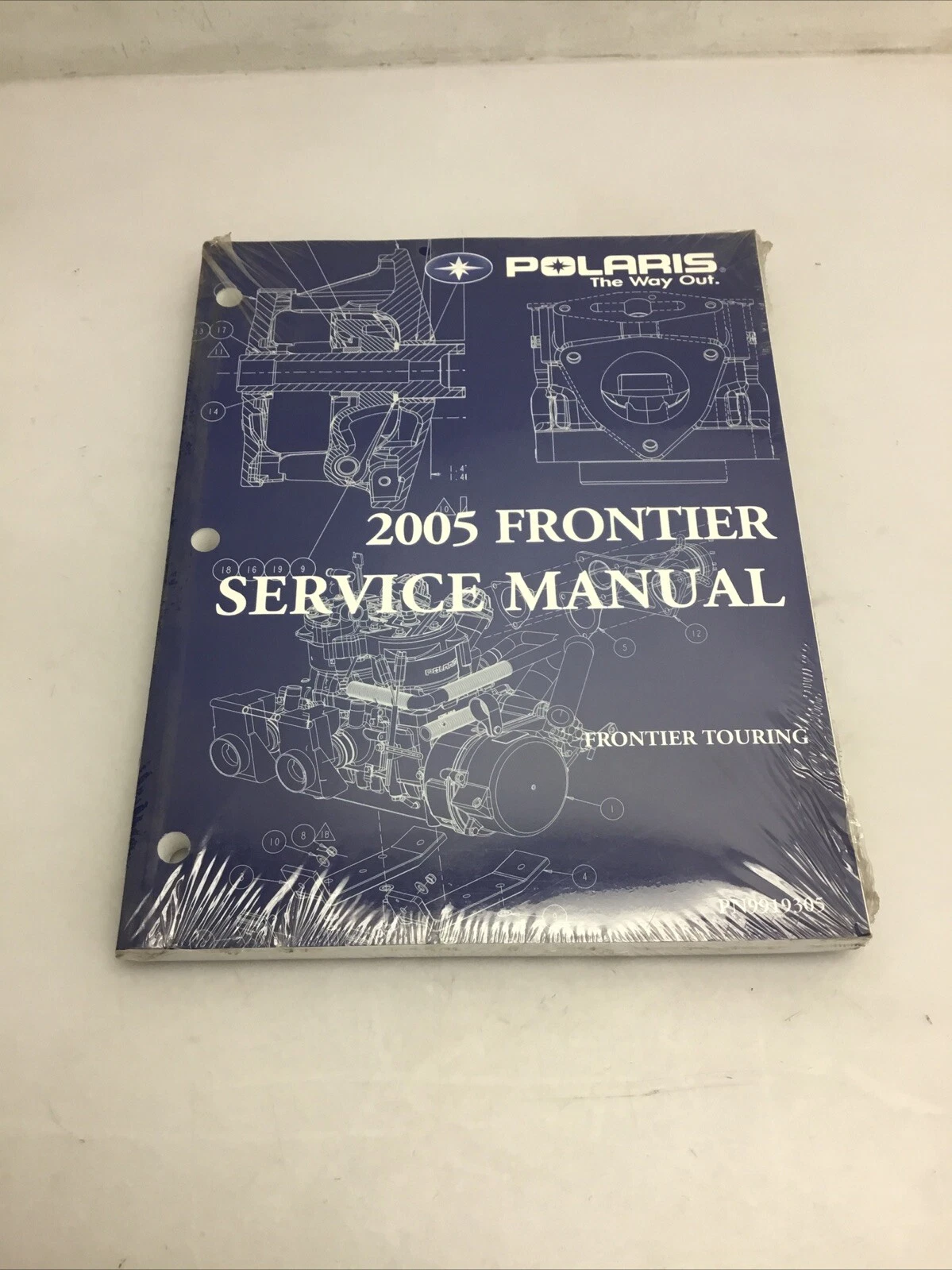 NEW 2005 Frontier Touring Polaris Snowmobile OEM Service Manual 9919305