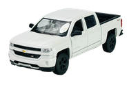 Welly 2017 Chevrolet Silverado Weiss 1:24 DIE Cast Metal Model NEU Kasten 24083