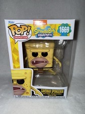 Funko Pop Bob Esponja Pantalones Cuadrados - Figura Meme Hombre de las Cavernas Bob Esponja #1669