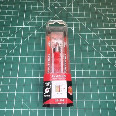 New Freud Genuine 1/2'' (Dia.) X 1-1/4'' Panel Pilot Bit 1/2'' Shank, 26-104