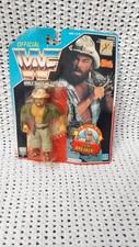 Vintage WWF HASBRO SKINNER Yellowing Bubble Wavy Card 