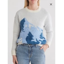 NWOT Women’s FRNCH Mountain Sweater in Crème SZ S