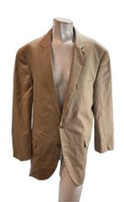 J Crew Men's Blazer 44R Tan Cotton Thompson Unlined