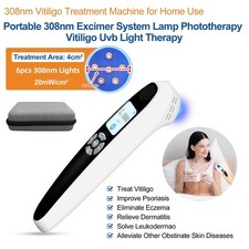 6Diodes 308nm Blue UV Light Therapy Device Home Skin Disorder Treatment 20mW/cm 