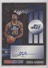 2020-21 Panini NBA Hoops Great SIGnificance Udoka Azubuike #GS-UDK Auto 0nm7
