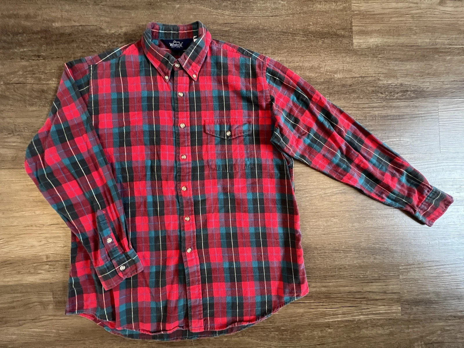VTG Woolrich Mens Flannel Shirt X-large Red Green Plaid Button Up Outdoor C41
Opens in a new window