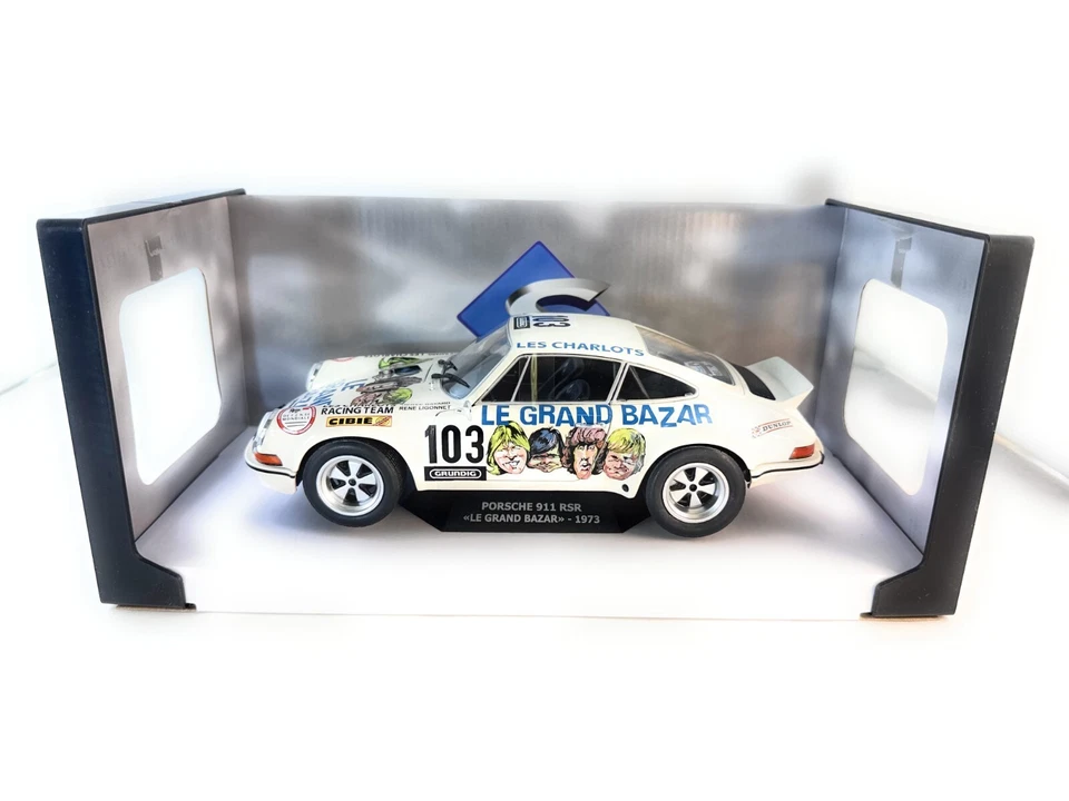 PORSCHE 911 RSR CARRERA #103 1973 CHARLOTS IL GRANDE BAZAR SOLIDO S1801106 1:18 - Immagine 2 di 4