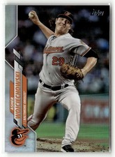 2020 Topps Update #U-206 Asher Wojciechowski Rainbow Foil