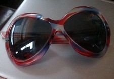 Vintage 1960s Womens Oversize Avant-Garde Sunglasses Frame Mid Century France