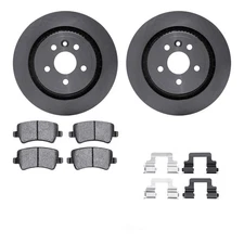 DFC Rotors with 5000 Advanced Brake Pads includes Hardware fits 2007-2015 Volvo