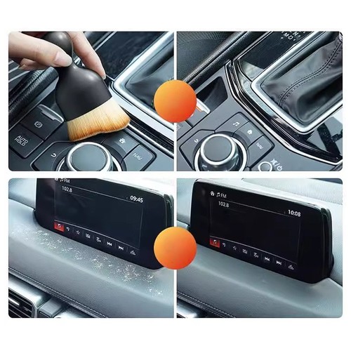 Cepillo suave de limpieza interior de automóvil tablero de instrumentos salida de aire grietas herramientas de eliminación de polvo - Imagen 3 de 9
