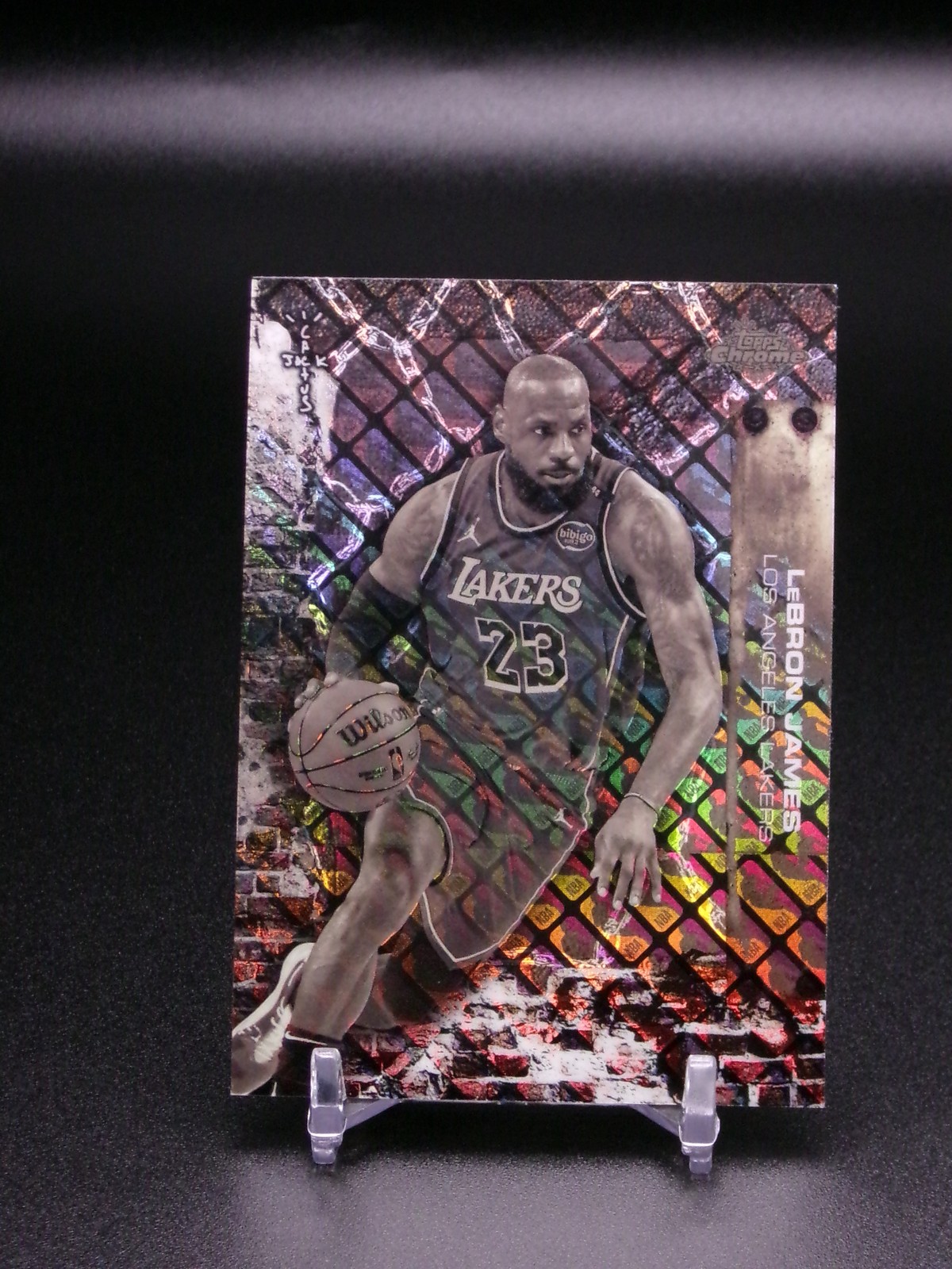 2025-26 Topps Chrome Cactus Jack LeBron James LogoFractor