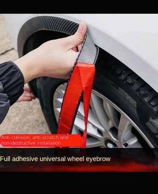 1PC Matte PVC Wheel Arch Guard, Scratch And Collision Protective Strip,