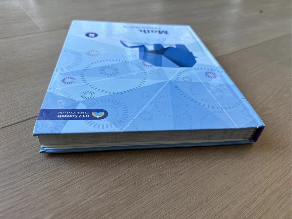 Math 5 K12 Summit Curriculum Lesson Guide 2019 Hardcover Homeschool - Image 4 of 4