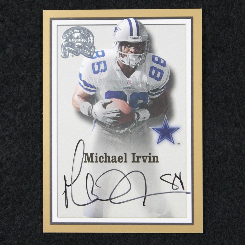 2000 Fleer Greats of the Game - Michael Irvin - Auto - Gold