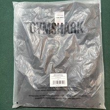 Gymshark Onyx 5.0 v5 Seamless Long Sleeve T-Shirt Black/Brand Blue M SHIPS NOW