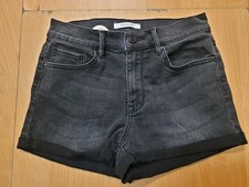 PacSun The Shortie Black High Rise Denim Shorts Women  s Size 26 NWT Ships Free