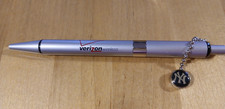 RARE NY Yankees Promotional Pen Verizon Wireless Silver w/ Magnetic Charm Chain