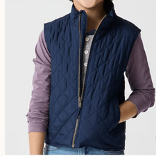 NWT Crewcuts Quilted Vest Navy Blue Size XS Boys