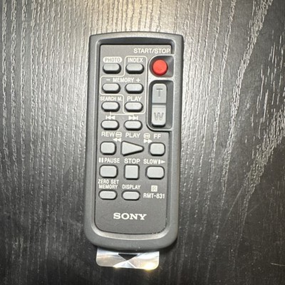 Sony RMT-831 Remote Commander Remote Control Black Model RMT-831 MPN RMT-831