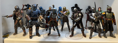 Star Wars Black Series The Mandalorian Character Action Figure Lot / Collection