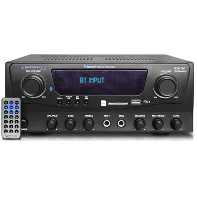 Bluetooth Stereo Audio Receiver 1000W USB/SD/FM