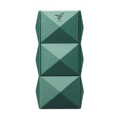 Colibri Quasar II 2er-Jet Flame - grün Metall Feuerzeug mit Rundcutter