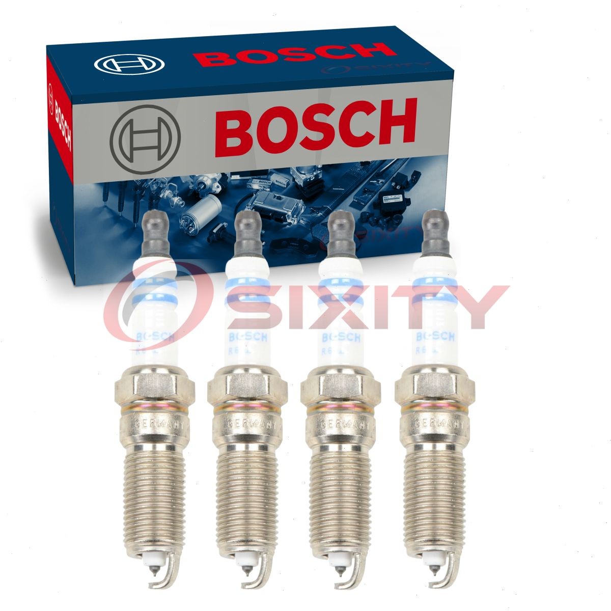 4 pc Bosch Platinum Spark Plugs for 2006-2013 Mazda 3 2.0L 2.3L 2.5L L4 qa