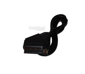 1pc New Video Cord For Sega Saturn System RGB Scart Cable NTSC & PAL 6FT Scart