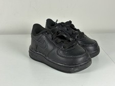 Toddler Nike Air Force 1 size 4C black Baby Shoes