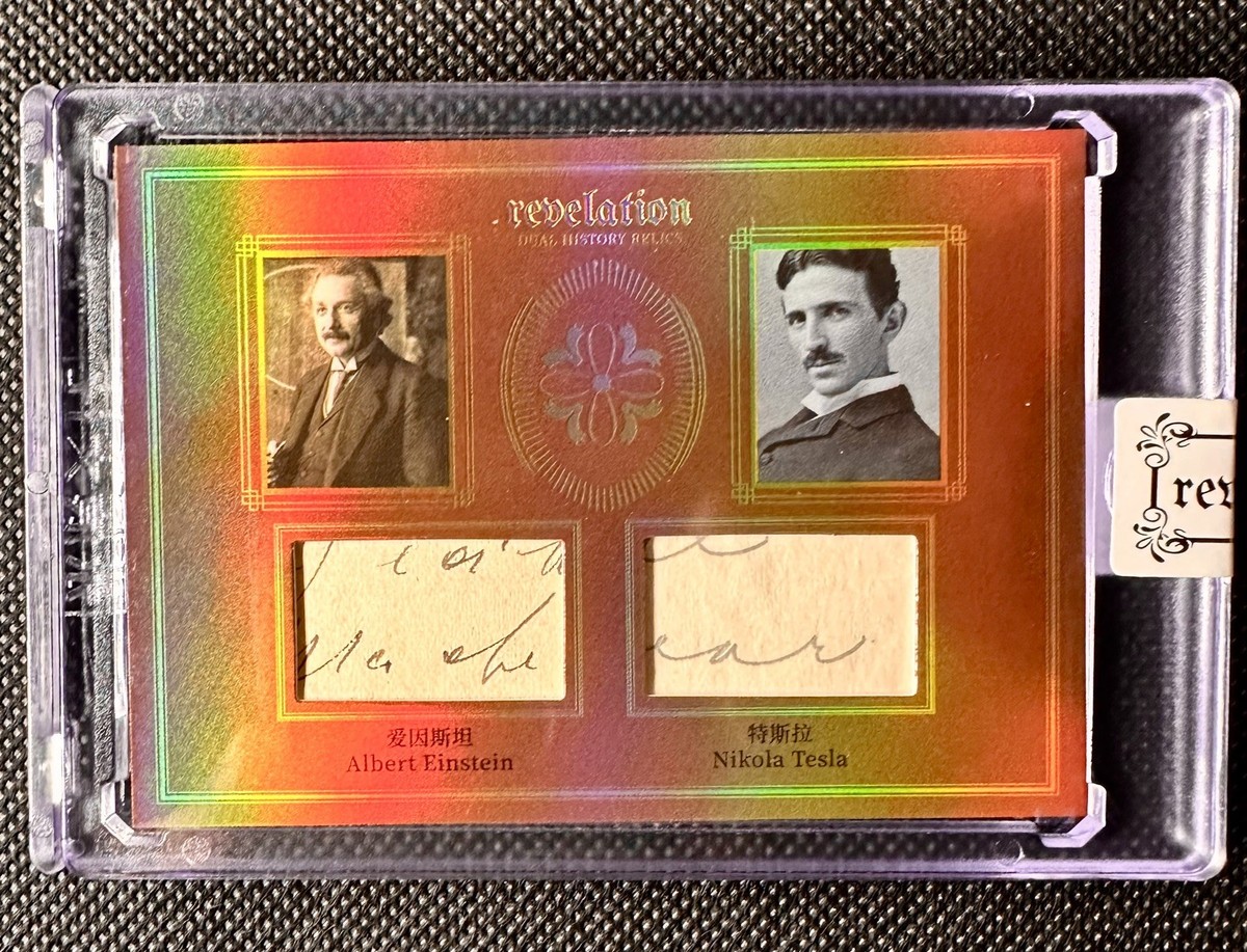 2025 Eternal Revelation Einstein Nikola Tesla Authentic Dual