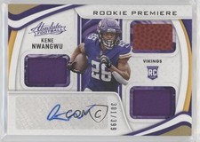 2021 Panini Absolute Rookie Premiere Materials Autos /399 Kene Nwangwu Auto 9r9