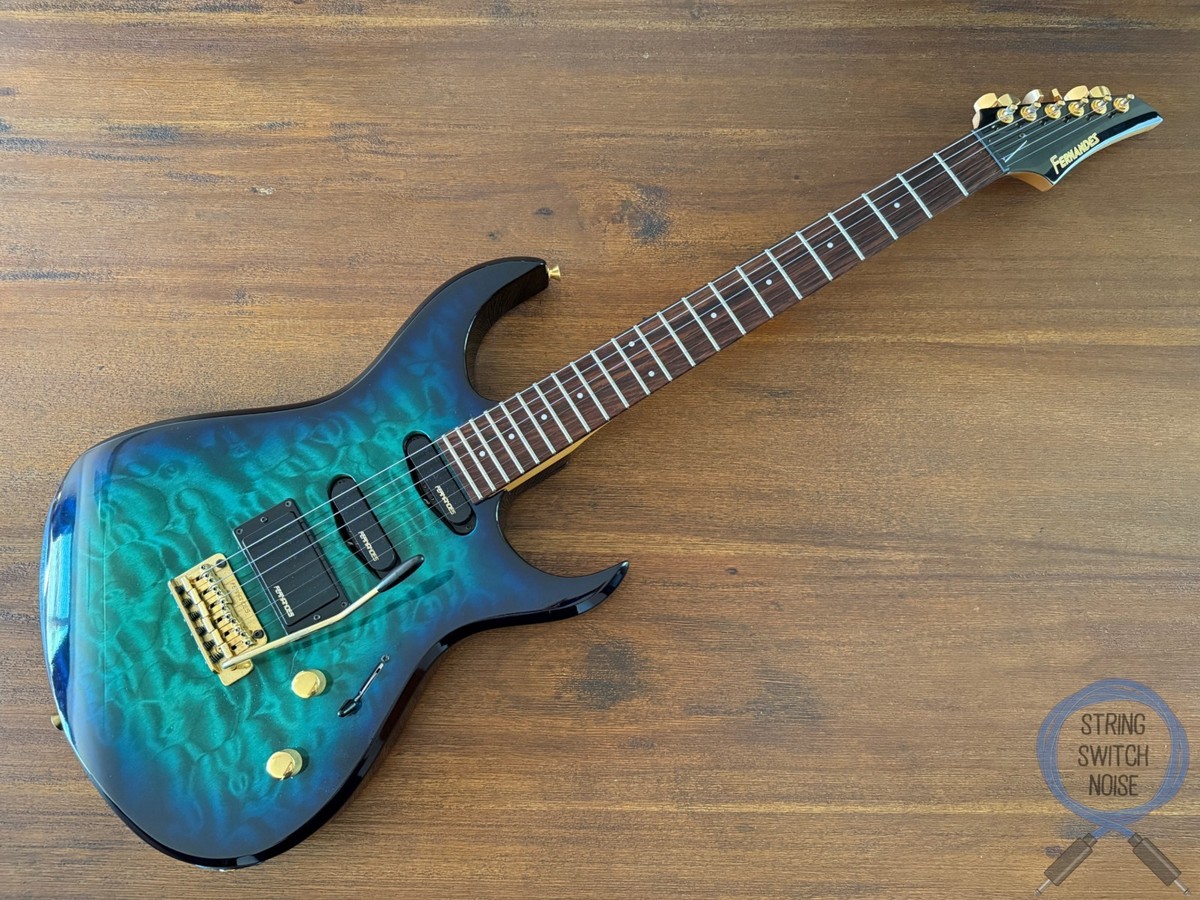 騎*谷様 ジャパンビンテージ FERNANDES FST95ブルーサンバースト