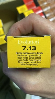 7.13 medium ash golden blonde Alfaparf milano evolution hair color 60ml