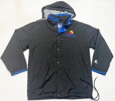 Vintage Starter NBL Townsville Suns Basketball Full Zip Hood Jacket S Black Sewn