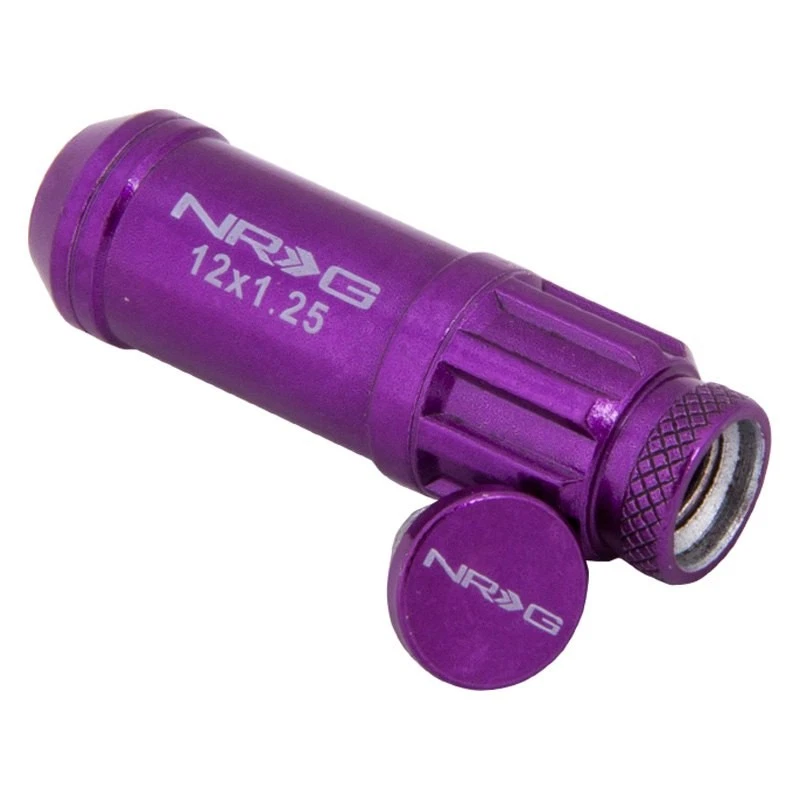 For Subaru Brat 83-86 700 Series Purple Cone Seat Open End Wheel Locks Foto 3 de 4