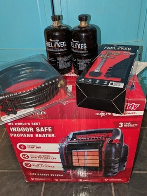 Mr. Heater Big Buddy 18,000 BTU Indoor Safe Propane Heater Pro Series Never Used