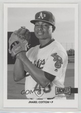 2017 Topps Archives Snapshots Black & White Jharel Cotton #AS-JCO fm0