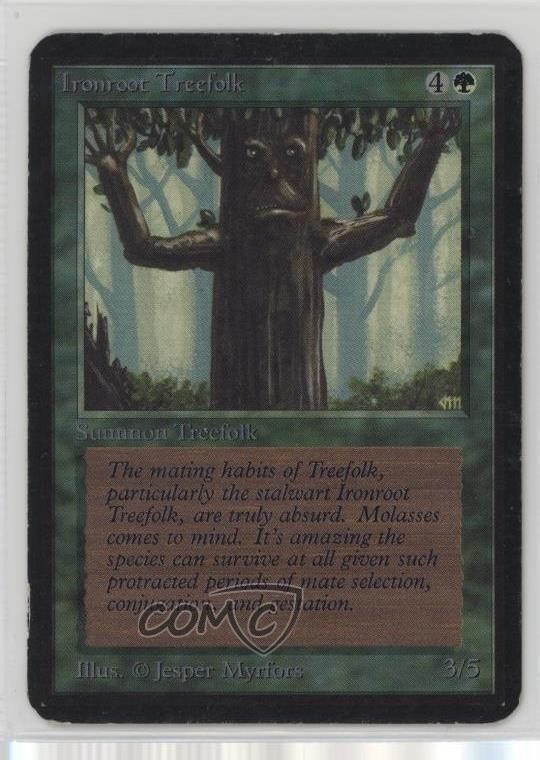 Ironroot Treefolk Magic: Limited Edition Alpha 1993