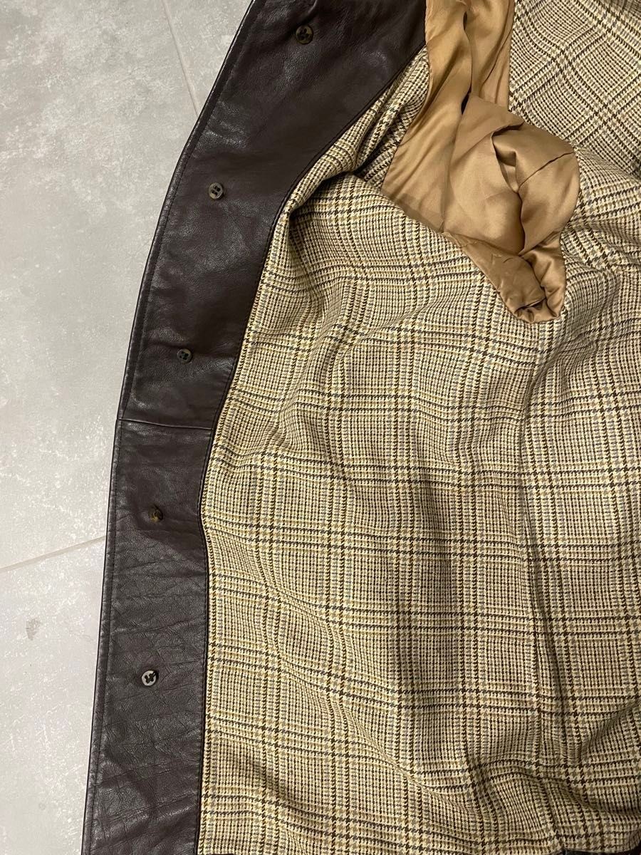 C.P. Company Leather Car Coat Brown Osti Archive 80s/90s Used | eBay