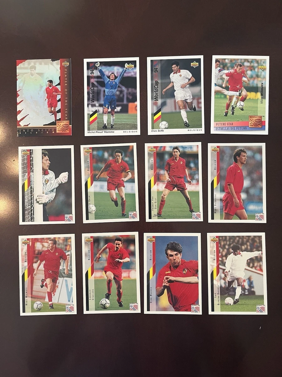 25+ FIFA World Cup Soccer 1994 Season Sports Trading Cards