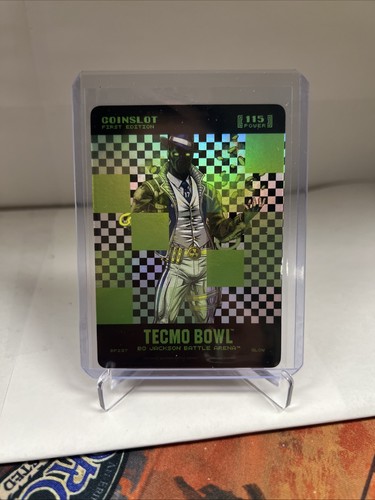 2026 Bo Jackson Battle Arena Tecmo Bowl Coinslot Big Pixel Battlefoil-Glow