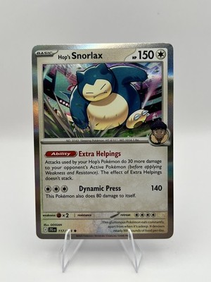 Hop's Snorlax 117/159 Sv09: Journey Together Holo | eBay