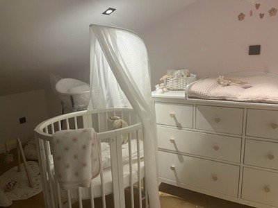 Stokke sleepi Babybett Mini weiß komplettset