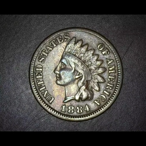 1884 Indian Head Cent VF WOW!