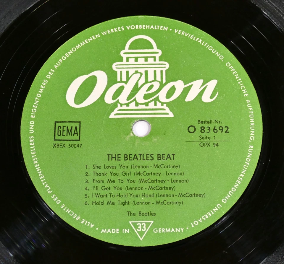 LP The Beatles - The Beatles Beat - Odeon O 83 692 - 1964 - rare german - Mono - Bild 4 von 4