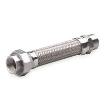 Hose Master Gm025shmu180 1/4" Dia X 18" L 321 Ss Flexible Metal Hose
